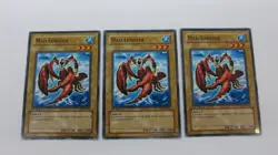 3x MAD LOBSTER MONSTER PLAYSET CRV-EN003 1ST EDITION COMMON YUGIOH NM - Image 1