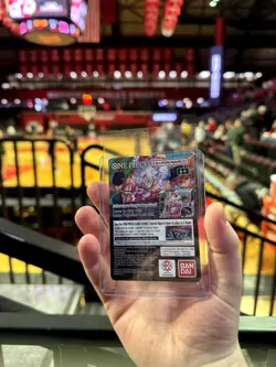 One Piece Monkey D. Luffy US Voyage College Basketball Card PROTECTED - IN HAND - Image 2