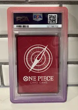 2025 One Piece TCG Monkey.D.Luffy ST26 OP09-061 Leader FOIL PSA 10 -RARE LOW POP - Image 2
