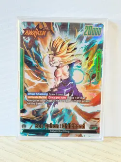 Son Gohan Childhood Leader L FB01-071 Secret Rare Alternate Art Dragon Ball Card - Image 1