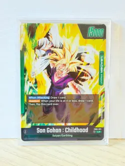 Son Gohan Childhood Leader L FB01-071 Secret Rare Alternate Art Dragon Ball Card - Image 2