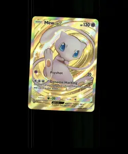 Fan-ART READ DESCRIPTION BELOW HOLO Mew Card Mew Pokemon Card p1 - Image 1