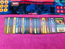 Marvel Super Heroes Collector’s Club Trading Cards Tin Storage Box With 63 Cards - Image 3