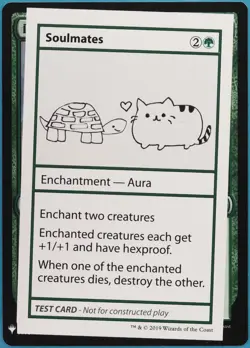 Soulmates (Playtest Card A With PW Symbol) Mystery Booster HEAVILY PLD (375120) - Image 1