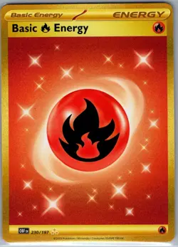 Basic Fire Energy 230/197 SV03: Obsidian Flames - Pokemon Card - NM - Image 1