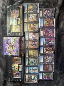Dragon Ball Z Trading Card Lot!! 17 Slabs, 2 Booster Boxes, 2 Selection Sets - Image 1