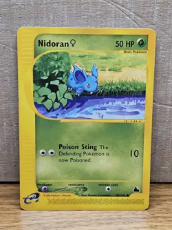 Nidoran F 82/144 Skyridge Non-Holo Pokemon Card TCG - Image 1