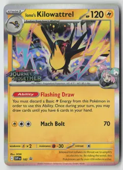 Iono's Kilowattrel - (Prerelease) Promo SV: Scarlet & Violet Promo Cards 182 NM - Image 1