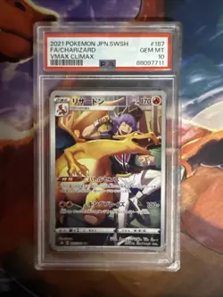 Charizard CHR 187/184 VMAX Climax Japanese Pokemon Card PSA 10 Gem Mint - Image 1