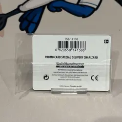 Special Delivery Charizard Black Star Promo Card SWSH075 Sealed - Image 2
