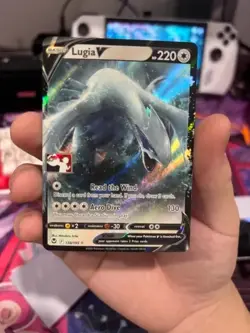 Pokemon TCG Lugia V 138/195 Prize Pack Series Cards Holo Stamped NM - Image 1