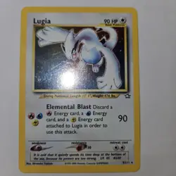 Pokemon TCG Lugia Neo Genesis Holo Rare Card 9/111 Unlimited Edition - Image 2