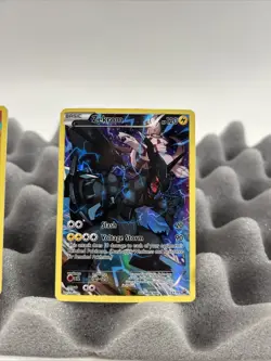 Pokemon TCG Palkia XY75 & Zekrom XY76 Full Art Holo Card Black Star Promo 2015 - Image 4