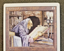 Library of Leng Revised NM Artifact Uncommon MAGIC THE GATHERING CARD (DS3D1PV). - Image 3