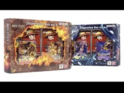 One Piece Illustration Box Vol. 5 & 6 SET of BOTH! BANDAI CARD GAME NEW SEALED - Image 1