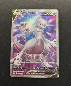 Pokemon Mewtwo v Holo SWSH229 Sword & Shield Promo Card - Image 1