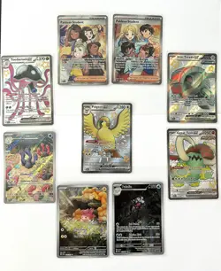 [9 Card Lot] Pokemon Scarlet & Violet Paldean Fates Collection - Image 1