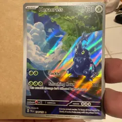 Heracross Paldea Evolved Illustration Rare Pokemon TCG Card 194/193 - Image 1