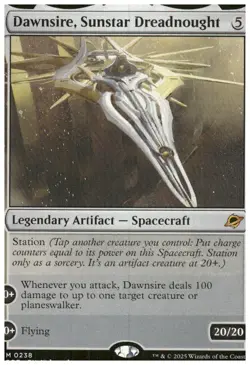 Edge of Eternities #238 Dawnsire, Sunstar Dreadnought - Image 1