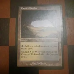 Mtg Caves of Koilos MP/LP Apocalypse # 140 Ping Land Magic Card - Image 2