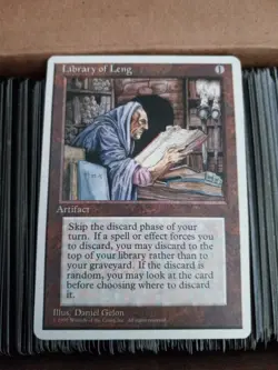 MTG Library of Leng Fourth Edition Regular Uncommon LP - Image 1