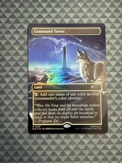 MTG Command Tower #7063 Rainbow Foil Rare Secret Lair Drop Series (SLD) - Image 1