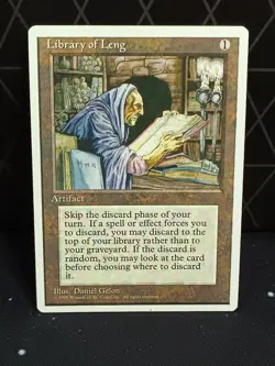 MTG - Library of Leng - 4th Edition - Image 1