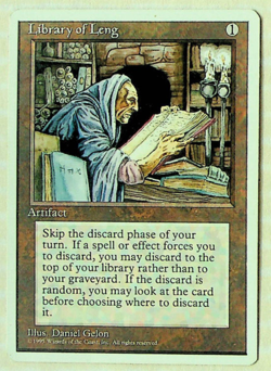 Library of Leng - 4th Series - 1995 - Magic The Gathering - Image 1