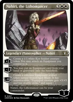 MTG Nahiri, the Lithomancer Etched ** Commander Masters ** English - Image 1