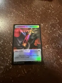 MTG Innistrad Crimson Vow #16 Vampire Token Foil - Image 2