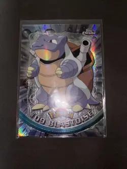09 Blastoise Topps Vintage Holo Foil Rare Pokemon Spectra Chrome NM - Image 1