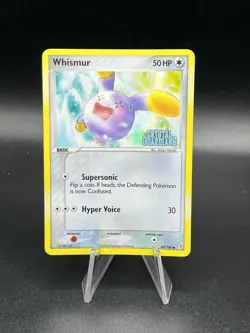Pokemon Whismur 69/100 Crystal Guardians Stamped Reverse Holo NM AS3 - Image 1