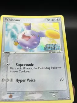 Pokemon Whismur 69/100 Crystal Guardians Stamped Reverse Holo NM AS3 - Image 3