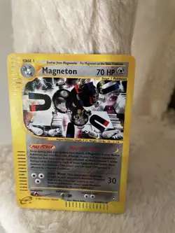 2002 POKEMON AQUAPOLIS H16/H32 MAGNETON HOLO RARE 70HP STAGE 1 ENGLISH - Image 3