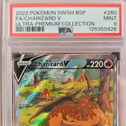 Pokemon Charizard V SWSH260 Sword & Shield Promo Holo PSA 9 - Image 1
