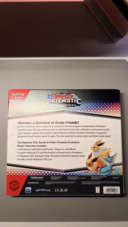 Pokemon Prismatic Evolutions Poster Collection New & Sealed - Image 2