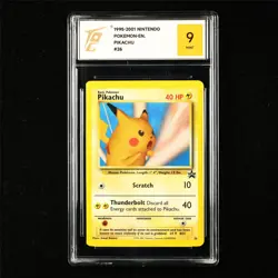 TQG 9 MINT 1995-2001 Pokemon ENG Pikachu #26 - Image 1