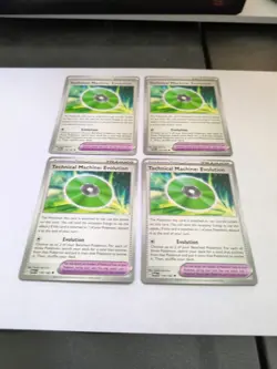 4x Technical Machine Evolution 176/182 x4 - Paradox Rift - Pokemon - Playset - Image 1