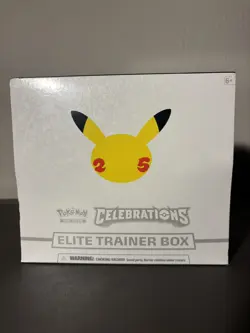 Pokemon Celebrations 2021 25th Anniversary Elite Trainer Box ETB Factory Sealed - Image 1