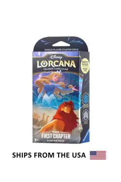 Disney Lorcana The First Chapter Starter Deck Sapphire & Steel [SEALED] - Image 1