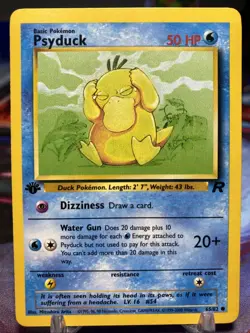 Psyduck - 65/82 - First Edition - Team Rocket - Vintage WOTC Era Pokemon Card - Image 1