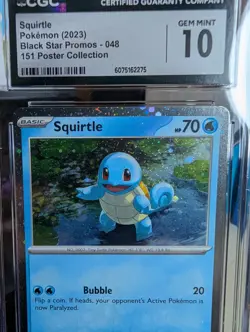 CGC 10 Squirtle - 048 (Cosmos Holo) Sv: Scarlet & Violet Promo Cards Holo - Image 2