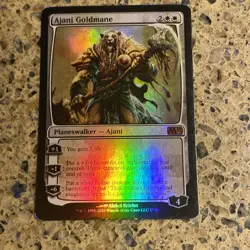 Ajani Goldmane Core Set 2011 (M11) Foil MTG TCG CARD LP - Image 1