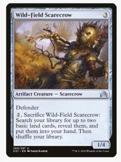 Wild-Field Scarecrow | MTG SOI | Scarecrow Sac Land Tutor Ramp EDH | LP - Image 1