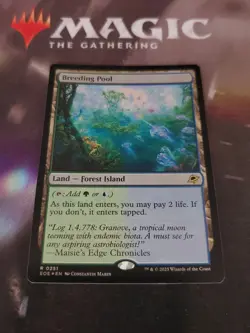 Mtg. Breeding Pool. Foil. Edge of Eternities. Pack Fresh - Image 1