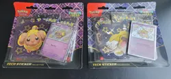 Pokemon Paldean Fates Tech Sticker Collection Blister Packs - Fidough, Greavard - Image 1