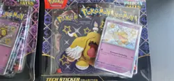 Pokemon Paldean Fates Tech Sticker Collection Blister Packs - Fidough, Greavard - Image 3