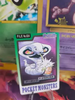 Pokemon Karte Card japanese carddass Pocket monsters 1997 Arbok Diglett Exc- - Image 1