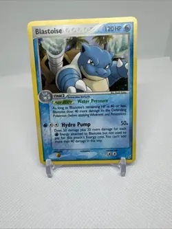2006 POKEMON EX CRYSTAL GUARDIANS 14 BLASTOISE-HOLO STORM SURGE THEME DECK - Image 1