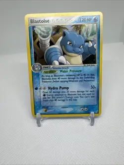 2006 POKEMON EX CRYSTAL GUARDIANS 14 BLASTOISE-HOLO STORM SURGE THEME DECK - Image 3